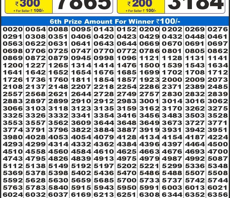 LabhLaxmi Lottery Result 4pm today